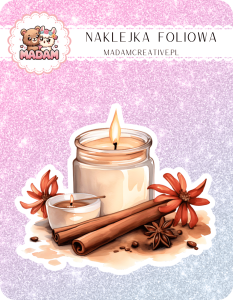 Naklejka foliowa pojedyncza, MaDam Jesień Zapach jesieni
