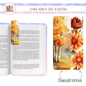 Zakładka do książki tradycyjna dwustronna MaDam Jesień Leśny Zakątek - Gdy chcesz poczuć zapach lasu bez wychodzenia spod koca – ta zakładka jest dla ciebie.