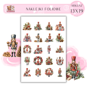 Naklejki Foliowe 13x19, Madam święta: Świąteczne wieńce – magia świąt zamknięta w ozdobach!