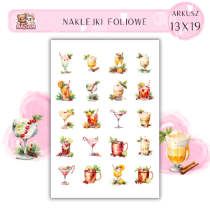 Naklejki Foliowe 13x19, Madam święta: Świąteczne drinki i koktajle – smaki zimy, które rozgrzewają!
