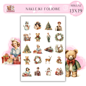 Naklejki Foliowe 13x19, Madam święta: Stare święta – wspomnienia zamknięte w zimowych ozdobach!