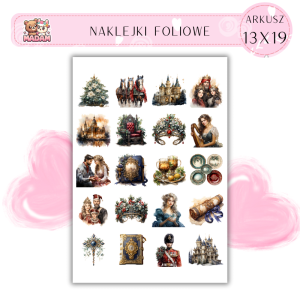 Naklejki Foliowe 13x19, Madam święta: Gotyckie święta – wiktoriańska elegancja na świątecznym stole!