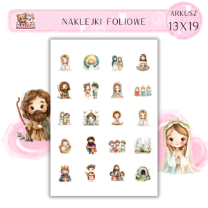 Naklejki Foliowe 13x19, Madam święta: Bożonarodzeniowa rodzina – święta pełne miłości i ciepła!