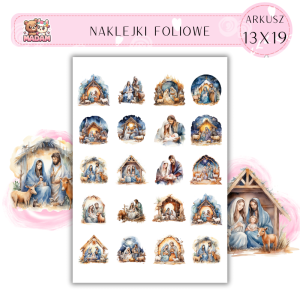 Naklejki Foliowe 13x19, Madam święta: Święta w szopce – bożonarodzeniowe opowieści w obrazkach!