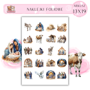 Naklejki Foliowe 13x19, Madam święta: Betlejemskie cuda – szopki pełne bożonarodzeniowego ciepła!