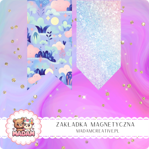 Zakładka Magnetyczna 2 szt. MaDam Kwiatowy Ogród – Te zakładki rozkwitają tak, że nawet książka się uśmiecha!