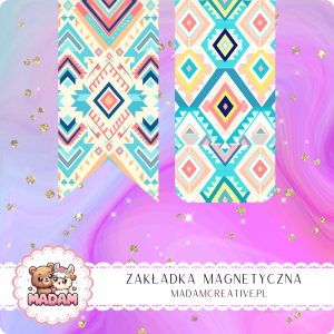 Zakładka Magnetyczna 2 szt. MaDam Azteckie Wibracje– Tak tajemnicze, że nawet Twoja książka nie pozna całej prawdy!
