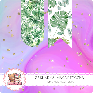 Zakładka Magnetyczna 2 szt. MaDam Tulipanowe Marzenia – Kwiatek, który nie zwiędnie między stronami! Idealne dla tych, co podlewają fabułę!