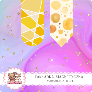 Zakładka Magnetyczna 2 szt. MaDam Słoneczna Energia – Podgrzewa emocje w każdej książce! Uważaj, żeby fabuła nie wyparowała!