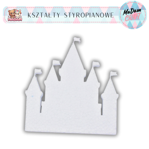 Baza Zamek 45 cm styropian, MaDam Creative