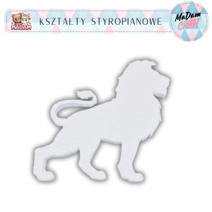 Baza Lew 25 cm styropian, MaDam Creative