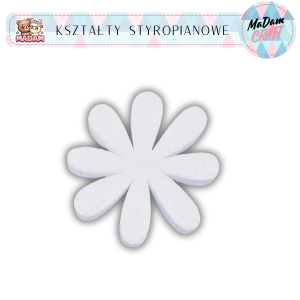 Baza Kwiatek 45 cm styropian wzór 2, MaDam Creative