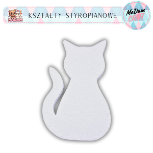 Baza Kot siedzący 10 cm styropian, MaDam Creative