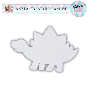 Baza Dinozaur 15 cm styropian wzór 2, MaDam Creative