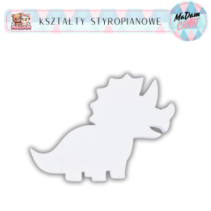 Baza Dinozaur 45 cm styropian wzór 3, MaDam Creative