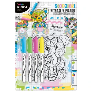 Witraże w pisaku misie Kidea, Derform