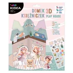 Zestaw kreatywny domek 3D dla księżniczek Kidea, Derform