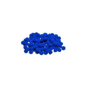 Pompony dekoracyjne niebieskie 10mm 100 sztuk POM49, Brewis
