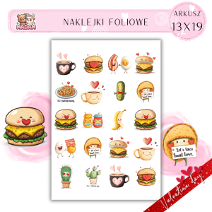 Naklejki Foliowe 13x19 Zabawne Urocze Walentynki – Miłość z nutą humoru! Madam