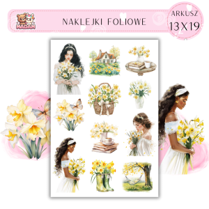 Naklejki Foliowe 13x19 Sezon Żonkili – Wiosenne Inspiracje MaDam 1