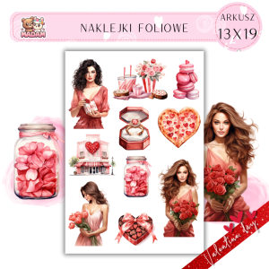 Naklejki Foliowe 13x19 Romantyczny Wieczór – Inspiracje na Randkę MaDam 1