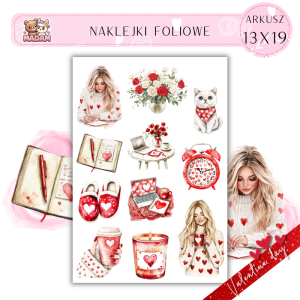 Naklejki Foliowe 13x19 Listy Miłosne – Słowa prosto z serca, które mówią więcej niż tysiąc gestów! Madam 1