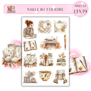 Naklejki Foliowe 13x19 Przytulny Planner – Twoja codzienna dawka ciepła i inspiracji! Madam 1