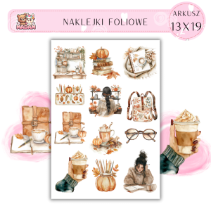 Naklejki Foliowe 13x19 Przytulny Planner – Twoja codzienna dawka ciepła i inspiracji! Madam 3