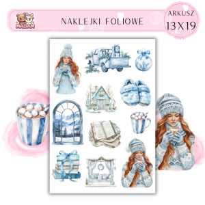Naklejki Foliowe 13x19 Witaj Zimo – Chłodny urok i ciepło świątecznych wspomnień! Madam 3