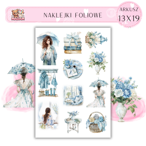 Naklejki Foliowe 13x19 Wiosna w Mieście – Energia, kolory i świeżość miejskiego życia! Madam 1