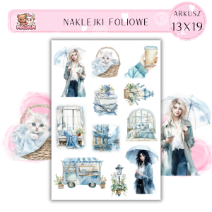 Naklejki Foliowe 13x19 Wiosna w Mieście – Energia, kolory i świeżość miejskiego życia! Madam 1