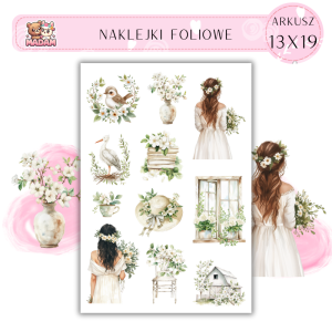 Naklejki Foliowe 13x19 Wiosenne Przebudzenie – Radość i harmonia natury w pełnym rozkwicie! Madam 1