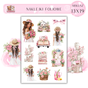 Naklejki Foliowe 13x19 Witaj Lato – Czas na słońce, lody i letnie uśmiechy! Madam 3