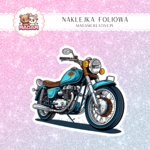 Naklejka Foliowa Motocykl Retro – Legenda Szos! Madam