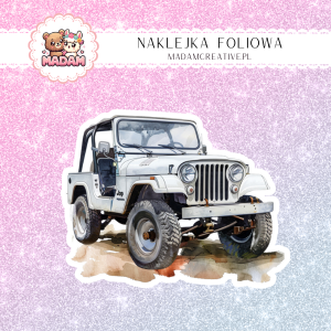 Naklejka Foliowa Jeep Explorer – Wyprawa w Nieznane! Madam