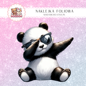 Naklejka Foliowa Panda Dabber – Bambusowy Taniec! Madam