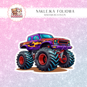 Naklejka Foliowa Monster Truck – Gigant na Kołach! Madam