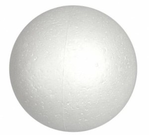 Bombka styropianowa kula 8 cm 12 sztuk Aliga OZB