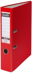 Segregator A4-50mm mech. dźwig. Classic czerwony, Bantex