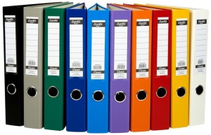 Segregator A4-50mm mech.dźwig. Classic biały, Bantex