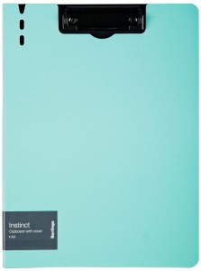 Deska z klipsem A4 Instinct składana, miętowa, Berlingo