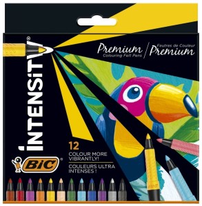 Flamastry 12-kol. Intensity, BiC