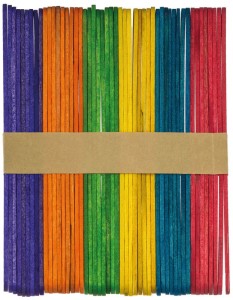 Patyczki drewniane kolor 14cm PK140, Brewis