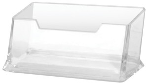 Przybornik na wizytówki, akrylowy, Forpus