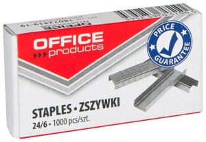 Zszywki 24/6, 1000szt., Office Products