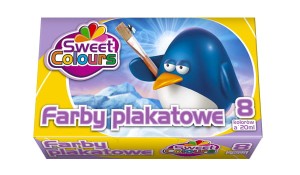 Farby plakatowe 20 ml 8-kol., Otocki