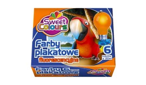 Farby plakatowe fluorescencyjne 20 ml 6-kol., Otocki
