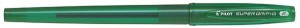 Długopis Super Grip  ze skuwką zielony BPS-GG-F-G, Pilot