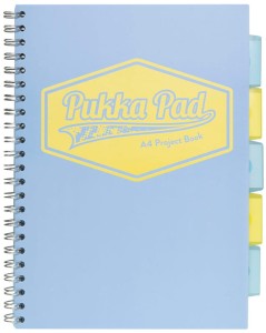 Kołonotes Project Book Pastel  A4 kratka niebieski, Pukka Pad