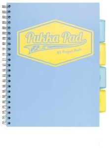 Kołonotes Project Book Pastel B5 kratka niebieski 3032S(BE)-PST, Pukka Pad